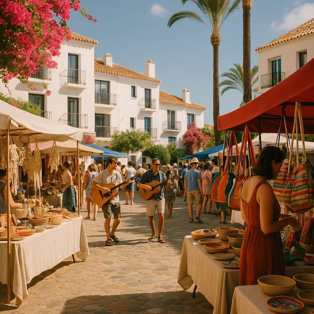 Local craft treasures and live tunes all around