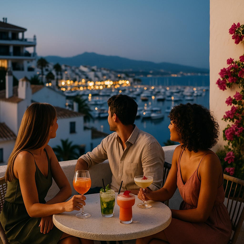 Cheers to nights with ocean views